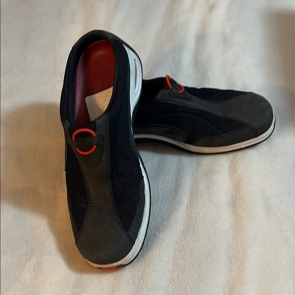 Women’s Black and Gray Cole Haan mules